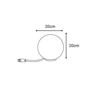 Dimensions luminaire extérieur Paulmann réf. 94177