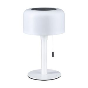luminaire rechargeable solaire Paulmann Bartja coloris blanc