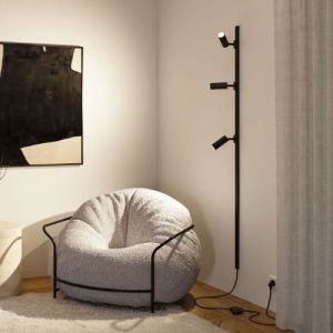 photo ambiance alimentation électrique URail Paulmann noir mat