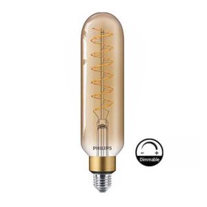 PHILIPS Vintage Ampoule LED filament dimmable E27 230V 7W(=40W) 470lm 1800K Giant tube