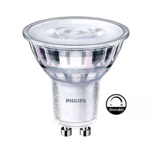 PHILIPS CorePro Ampoule LED dimmable GU10 36° 230V 4W(=50W) 350lm 4000K LEDspot - 358850