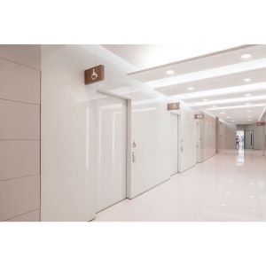 Downlight LED Philips extra plat - photo ambiance couloir ERP