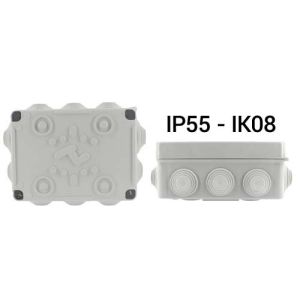 Boîte de dérivation étanche 153x110 IP55 IK08