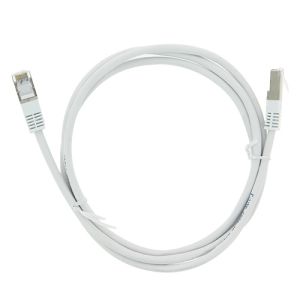 Cordon RJ45 Catégorie 6 F/UTP 1.5m blanc