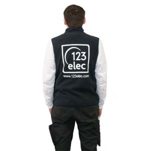 Polaire sans manche 123elec Marine Taille XL