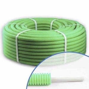 Gaine électrique ICTA préfilée Grade 3 SAT 2200MHZ F/FTP D20 PROFIFLEX - conditionné en couronné