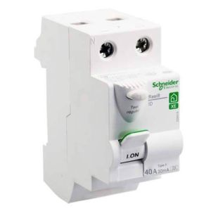 SCHNEIDER Resi9 XE Interrupteur différentiel 40A - 30mA type A 230V bouton on