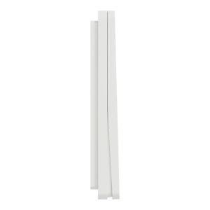 enjoliveur/plaque Schneider Odace Intégral Architecte blanc - vue de côté