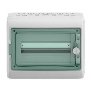 SCHNEIDER Mureva coffret étanche 1 rangée 12 modules IP65 - vue de face