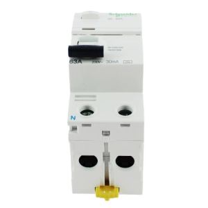 Interrupteur différentiel SCHNEIDER ACTI9 iID 2P 63A 30mA type AC iIG40 - vue de dessous