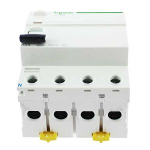 SCHNEIDER Acti9 Interrupteur différentiel iID 4P 63A 30mA type AC - vue de dessous