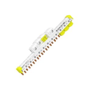SCHNEIDER Acti9 iDT40 Peigne de répartition 3P+N 63A 12 modules avec connecteur - A9XPP712