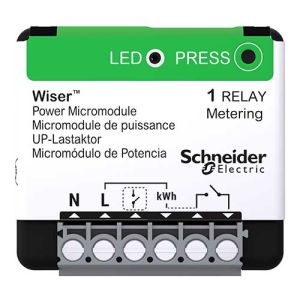 micro-module encastré Zigbee Schneider Wiser - vue de face