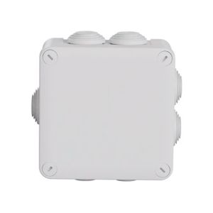 Boîte de dérivation étanche IP55 105X105X55 grise Schneider Mureva Box - vue face