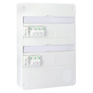 SCHNEIDER Resi9 XP Tableau électrique prééquipé 2 rangées 2ID 40A 5 disjoncteurs