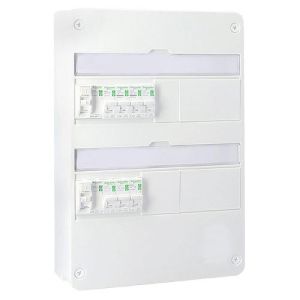 SCHNEIDER Resi9 XP Tableau électrique prééquipé 2 rangées 2ID 40A 7 disjoncteurs