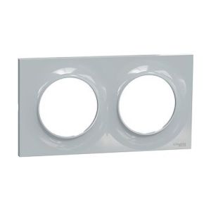 Plaque de finition 2 postes Schneider Odace Styl coloris sable