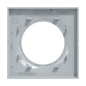 Plaque de finition 1 poste Schneider Odace Styl coloris sable - vue de dos
