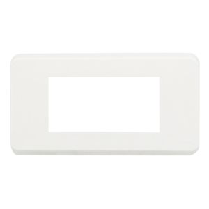 Schneider  Plaque de finition 4 modules Unica