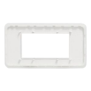Plaque de finition 4 modules SCHNEIDER Unica Pro Blanc - NU411418