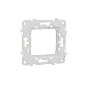 Support de fixation 2 modules avec protection de chantier SCHNEIDER Unica - NU7002PC