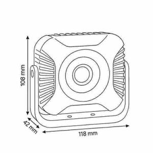 Dimensions du bloc autonome portable Schneider Electric