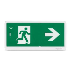 bloc de secours bifonction Schneider Exiway Light - vue de face