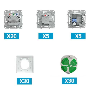 Lot Ovalis Schneider Probox