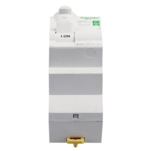 vue du dessous SCHNEIDER Resi9 XE Interrupteur différentiel 63A 30mA type A auto 230V - R9ERA263