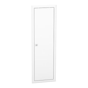 Porte SCHNEIDER Resi9 pour bac d'encastrement 5 rangées 13 modules - coloris blanc