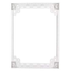 Réhausse blanche pour coffret électrique 3 rangées 18 modules Schneider Resi9 - vue de dos