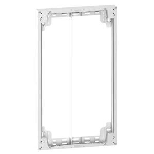 Réhausse blanche pour tableau électrique 4 rangées 18 modules Schneider Resi9