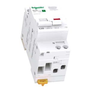 Disjoncteur différentiel SCHNEIDER Resi9 20A 30mA type C FSI 2 modules 230V - R9PDCF20