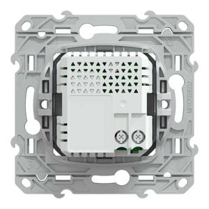 Prise chargeur double USB TYPE A+C blanc SCHNEIDER Ovalis - vue de dos