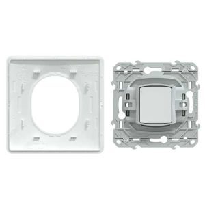 Prise TV multimedia SCHNEIDER Ovalis complet blanc