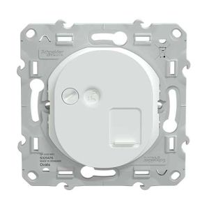SCHNEIDER Ovalis Prise RJ45 grade 3 catégorie 6 STP blanc - S320476