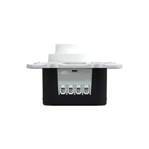 Interrupteur variateur rotatif SCHNEIDER Ovalis blanc - vue de dessus