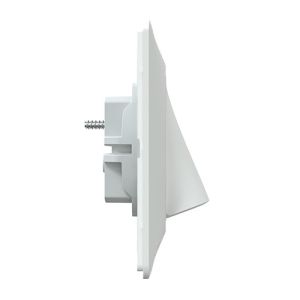 Sortie de cable blanc complet Ovalis