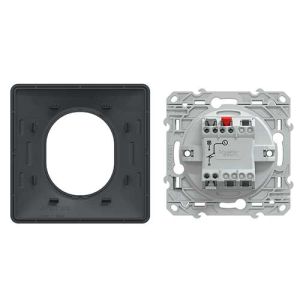 Bouton poussoir VMC SCHNEIDER Ovalis complet anthracite