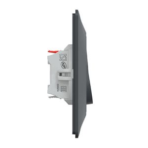 Bouton poussoir VMC SCHNEIDER Ovalis complet anthracite