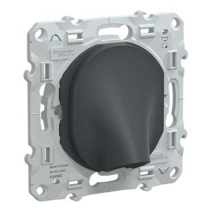 Sortie de cable SCHNEIDER Ovalis anthracite - S340476