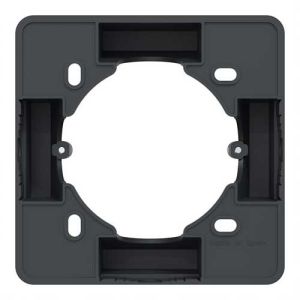 Boite en saillie anthracite Ovalis Schneider - Vue arrière