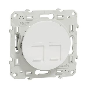double prise RJ45 cat.6 Schneider Odace