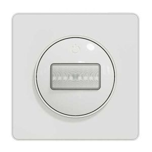 SCHNEIDER Odace détecteur de mouvement et détecteur de présence 2 fils renovation blanc - image de face