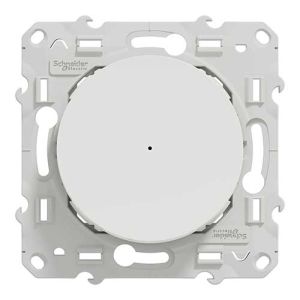 SCHNEIDER Wiser Odace bouton poussoir 10A Zigbee blanc - vue face produit