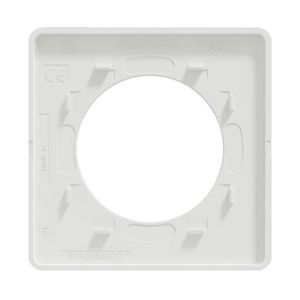 plaque simple blanche SCHNEIDER Odace Touch - image de dos