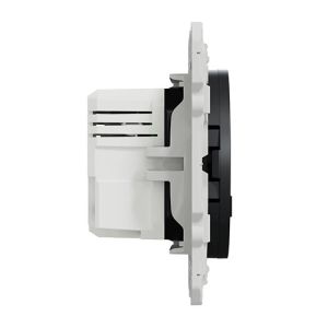 Prise chargeur double USB TYPE A+C anthracite SCHNEIDER Odace - image de côté