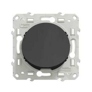 SCHNEIDER Odace Sortie de câble anthracite - S540662