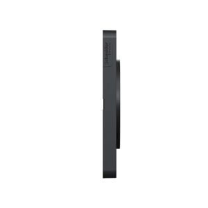plaque 3 postes Schneider Odace Touch horizontaux ou verticaux entraxe 71mm anthracite - vue de côté