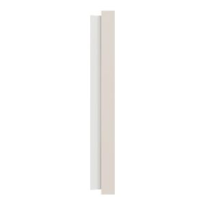plaque de finition 1poste Schneider Odace beige sable - vue de côté